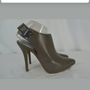 LIMELIGHT MIKAYLA-SZ 8 Gray FAUX LEATHER 4 3/4" HE